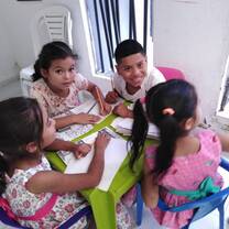 We work hard to feed the bodies and souls of many children
