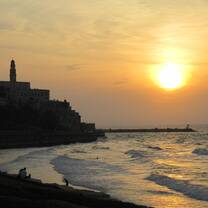 Tel Aviv Beaches at sunset