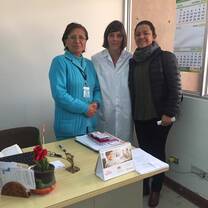 A volunteer start the Medical Project / Una voluntaria en el Proyecto de Voluntariado Médico/ Volunteer medical project in Peru