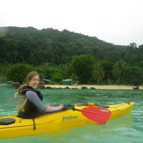 Kayaking from island to island!