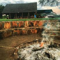 The campfire at Mpala Research Center