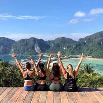 View point at Phi Phi Islands 