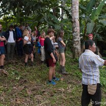 Exeriencing nature with Don Lissandro my dear friend the shaman of the BriBri
