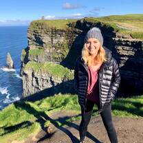 Photo taken on group day trip to the Cliffs of Moher