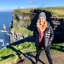 Photo taken on group day trip to the Cliffs of Moher