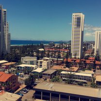 View from Peppers Broadbeach (Beach Housing Option)