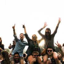 people on other peoples shoulders
