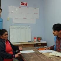 Signing up for a loan in our Microcredit program