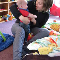 Quaker Cottage child care volunteer
