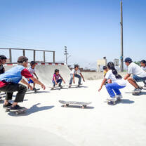 Skatepark lessons build character for the kids