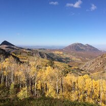 Backpack in the Rockies Aspens turning