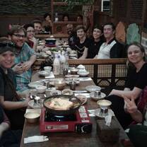 having dinner with my fellow CIEE 
