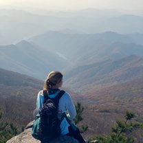 Hiking in Mudeungsan National Park in my hometown, Gwangju. 