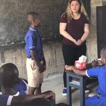 An example of teaching in the classroom