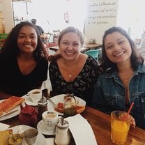 Enjoying one last brunch at a popular spot in Granada