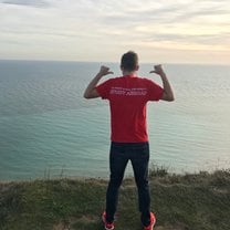 Studying Abroad from Illinois State University: Looking over Beachy Head