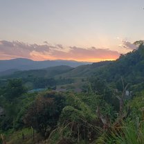 I am living in northern Thailand and surrounded by the beautiful jungle landscape. 