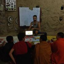 Teaching Novice Buddhist Monks