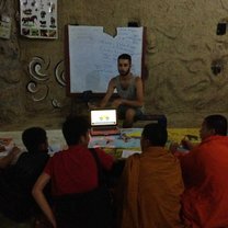 Teaching Novice Buddhist Monks