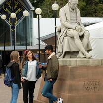 James Watt Statue, one of the founders of Heriot-Watt University