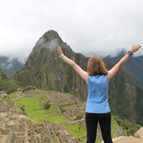 This is a picture of me at Machu Picchu. 