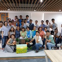 group photo in the company!