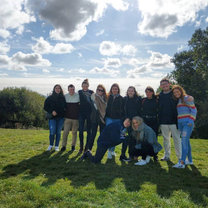 My group having fun in Hampstead 