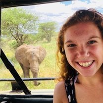 This picture was taken on a safari I took in the Tarangire National Park. 