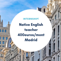 English teacher internship- Madrid