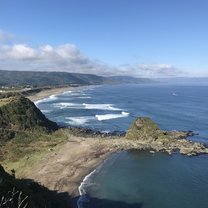 View from the Curiñanco nature reserve - located on the coast about an hour by bus from Valdivia