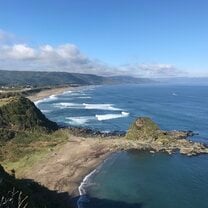 View from the Curiñanco nature reserve - located on the coast about an hour by bus from Valdivia