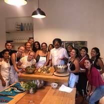 Cooking class in The Italian Academy kitchen