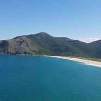 Lagoinha do leste: secluded beach accessible by day hike