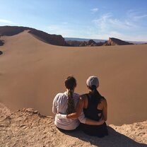 Valle de La Luna in the Atacama desert