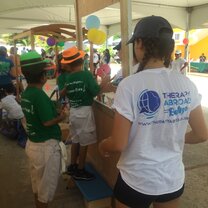 Photobooth the fun photo booth we manned for the children