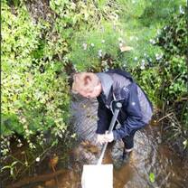 As part of a citizen science project we perform mini-SASS river health assessments at various sites along the Bitou River. In order to complete an evaluation the river needs to be sampled for micro-invertebrates. 