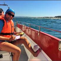 You will join Ocean Blue Adventures on their commercial whale and dolphin watching boat trips when there are available seats to record opportunistic sightings of marine animals such as whales, dolphins, seals, sharks and seabirds.