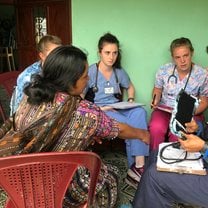 This is a clinic group with 3 students, the patient, doctor, and translator. 