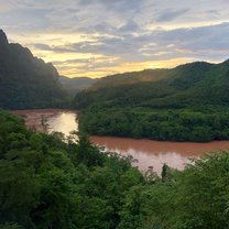 View of the Nam Ou River