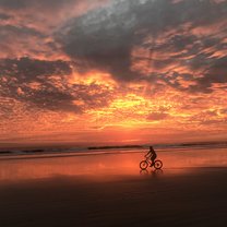 the most incredible sunset