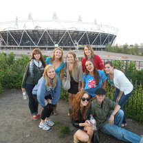 API London Summer 2011 Group on Olympic Walking Tour