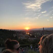 The beautiful view.