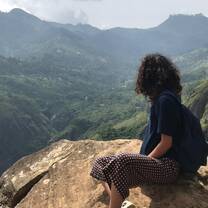 At the top of Ella rock 