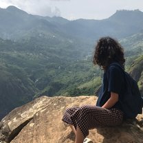At the top of Ella rock 