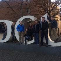 A group of IES Abroad Dublin City University students