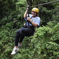 Aside from volunteering, I was able to use my free time to explore Costa Rica! Zip lining being one of my favorite excursions.