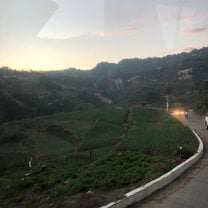 This is a view from our bus ride to and from the clinic sites in Panajachel.