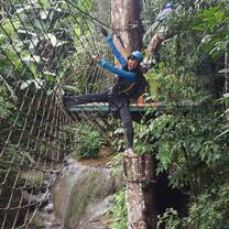 Zip lining