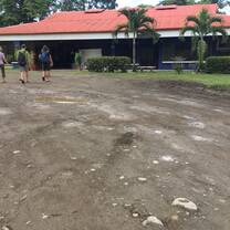 The front of the school in MA, Costa Rica 