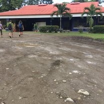 The front of the school in MA, Costa Rica 